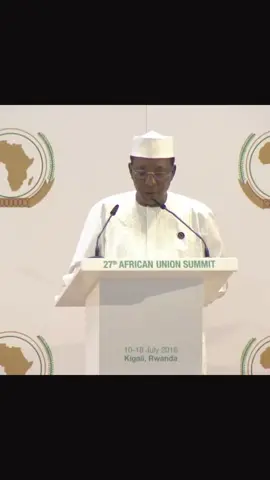 Président de la République du Idriss Deby ltno a L'ouverture du 27e de Sommet l'UA 