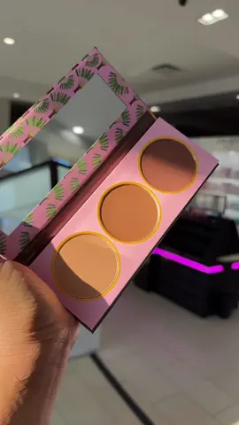 LIGHT -MEDIUM Tropical Summer Contour & Bronzer Palette Tropical Summer Contour and Bronzer Palettes Our Tropical Summer powder contour and bronzer palettes come with 3 soft matte shades in each one to warm sculpt and define your face. Two palettes to choose from light to medium and medium to dark so every skin tone gets a custom summer glow. Lightweight smooth and easy to blend for that flawless finish. Cruelty free beauty that feels like vacation on your skin. #PIMBYBeauty #ContourPalette #BronzerPalette #TropicalSummerGlow #MakeupTok