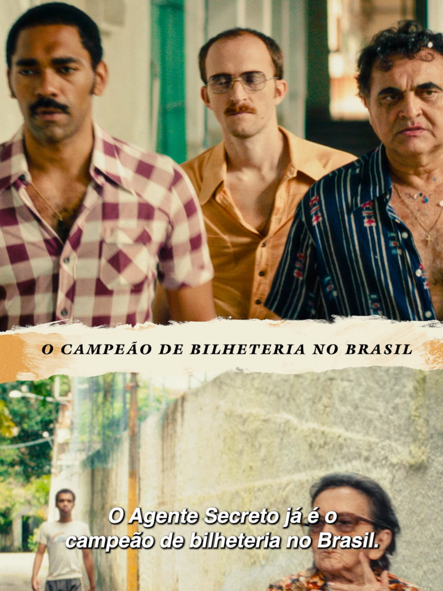 O Agente Secreto já é campeão de bilheteria no Brasil e representante do País em premiações internacionais de prestígio. Assista o filme hoje, somente nos cinemas 🏆 Patrocínio master à distribuição: @petrobras #PetrobrasCultural #CulturaGovBr #VaDeTransportePublico