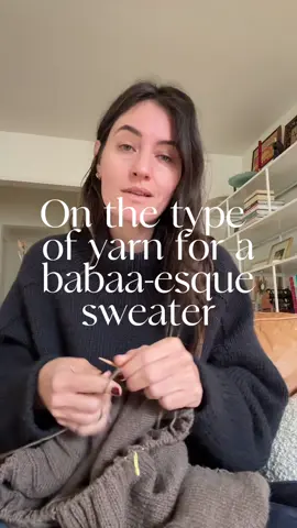 #knittok #sweaterknitting #babaa #knitting 