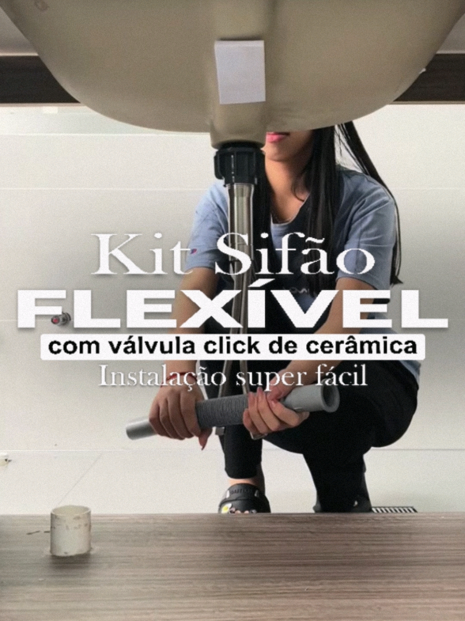 LINK NOS COMENTÁRIOS OU NO LINK DA BIO ✅  #sifãoflexível #valvulaclick #antiodor #foryou #foryoupage