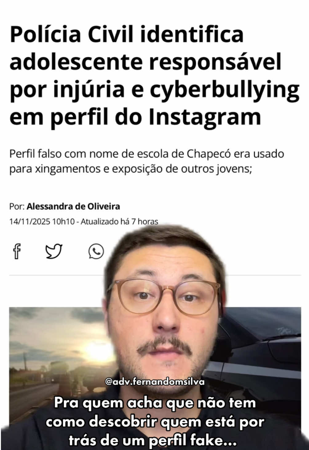 A internet não é terra sem lei! 