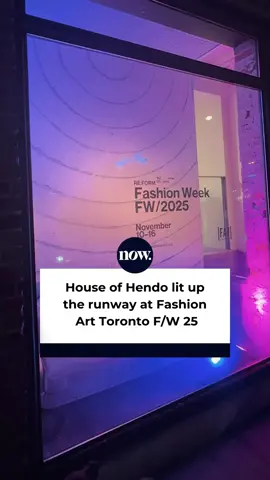 Check out this runway magic ✨ House of Hendo lit up Fashion Art Toronto F/W 2025 👠👗#HouseofHendo#FashionArtToronto#FAT2025#TorontoFashion