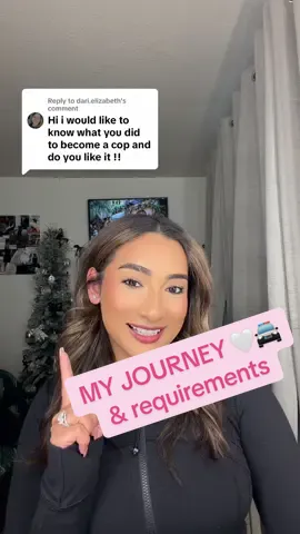 Replying to @dari.elizabeth 🩷23 YO -MY POLICE OFFICER JOURNEY🚔- TEXAS REQUIRES TO BECOME A COP🚨 #fyp #cop #lawenforcement #patrol #police  If you have any questions please comment down below 🫶🏽!!