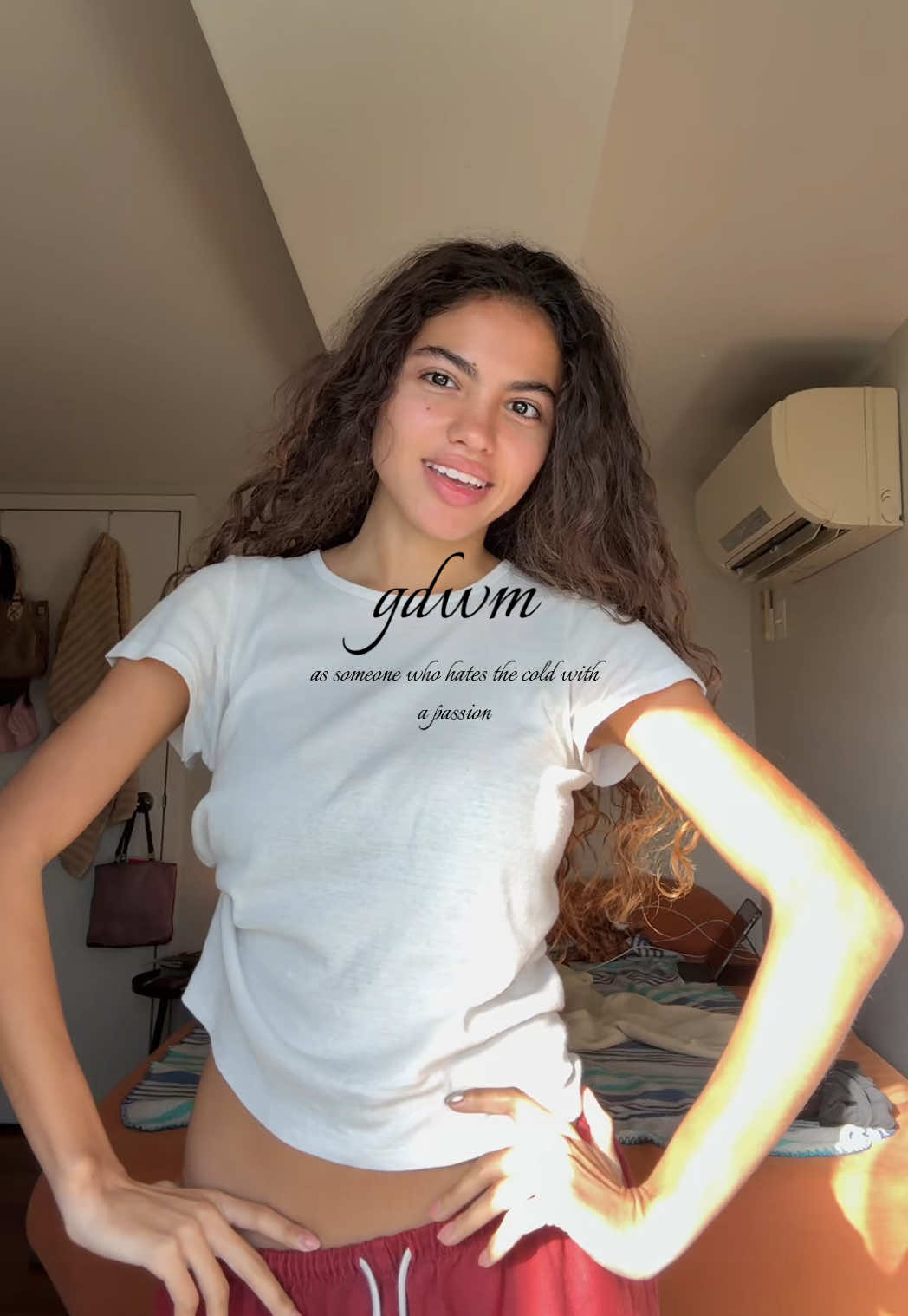 normal outfit but i was cold today😔