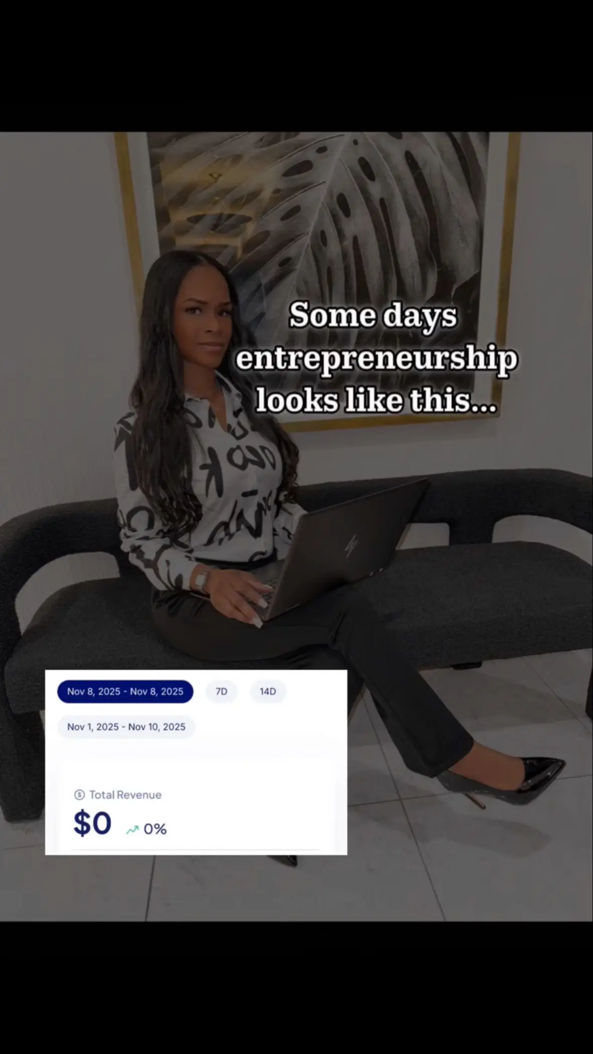 I am instilling in my mentees that life is whatever you make it. If you put your mind to anything and are consistent, you have no choice but to win.  I know we’ve all heard that before and waved it off, but this is what allowed me to become a 6 figure online business owner in less than a year. And no I didn’t come from money… actually the opposite.  You’ve been thinking about starting an online business but you’re afraid to look crazy or be seen failing 🤦🏽‍♀️ So just forget about the new abundant, stress free life you could have it you tried right?  Comment “Abundant” if you want me to personally mentor you and give you the blueprint for how I made over $100,000 in 9 months as a complete beginner ‼️ #makemoneyonline #beginneronlinebusiness #moneyfromyourphone 