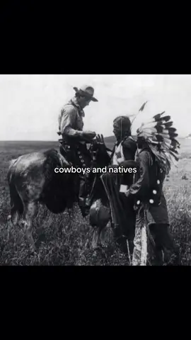 I love them both #cowboy #native #History #wildwest 