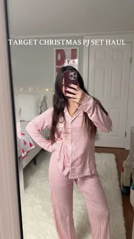 everything 🔗'd on my ShopMy in bio!!! nothing beats comfy christmas pj sets!! i'll be wearing these for the foreseeable future 🎄 @target #target #targetfinds #christmaspjs #christmaspajamas #pjset 