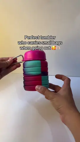 this collapsibleeupload tumblers are perfect for on-the-go eco-warriors 🫶🏻 #bottlewater #tumbler #foldablewaterbottle #fyp #fyppppppppppppppppppppppp 