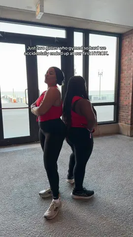 Just completed our first HYROX,, feeling  a little unstoppable  💪🏽💪🏿#hyrox #Fitness 