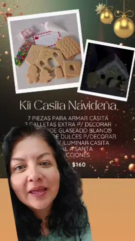 Kit Casita Navideña Masita sabor Vainilla. Soy Miry me ubico en Puebla México 🥰