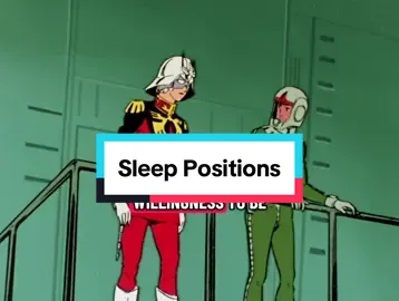 I do sleep on my back; I only started it in the past few years. Before that, I was a side sleeper and sometimes I still side sleep for naps. I lowkey think side sleeping is most comfy but I am vain and learned it can be bad for your skin + generally the way that is most beneficial seems to be back sleeping for many reasons so I just took the plunge and became a back sleeper and now it is essentially the only way I can sleep at night #anime #anime #funny #voiceover #gundam 