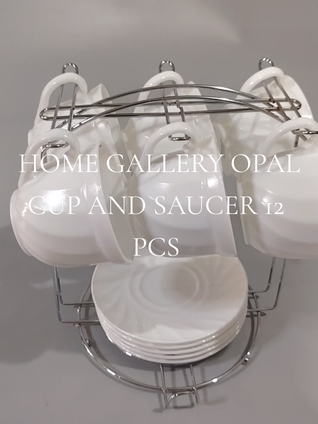 Home gallery OPAL cup and saucer 12 pcs 6 pcs n cups and 6 pcs na saucer #Cupandsaucer  #Homegallery  #Opal  #giftidea #Coffeemug 