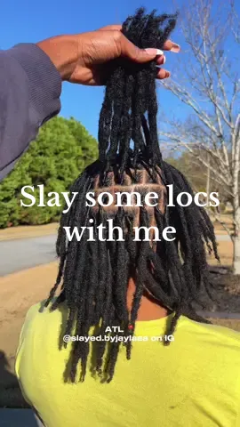 Another day, another slay! ❤️ Need an ATL loctician? 👀 Book with me on IG @slayed.byjaylaaa ✂️ Products by @AllDay Locks @BronnerBros @Fantasia hair care #locs #locretwist #atl #atlloctician #atllocs 