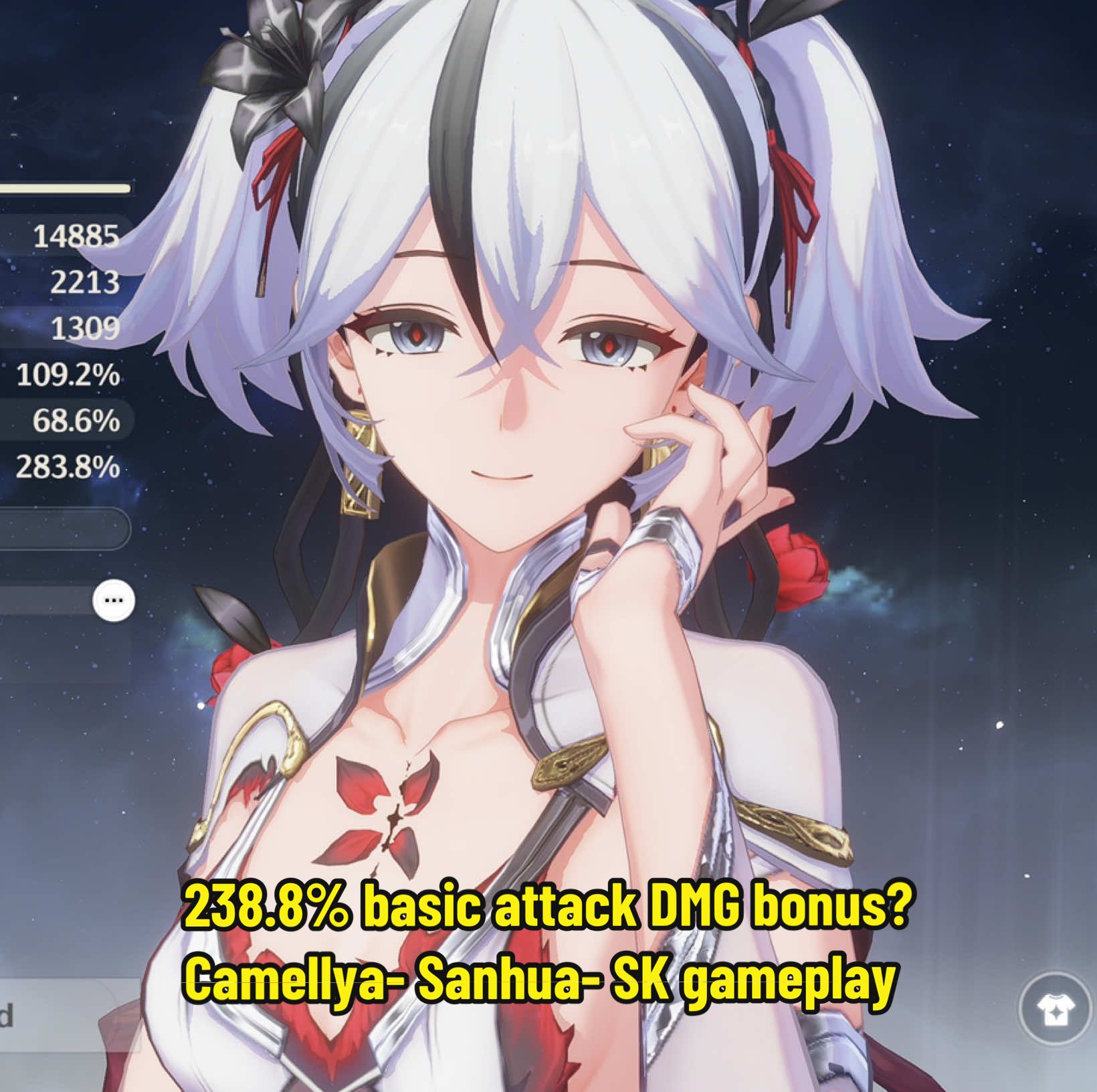 hologram fast clear?? havoc queen #Camellya with insane 238.8% Basic Attack DMG bonus! #camellyawutheringwaves  #wuwa #wutheringwaves #wutheringwavesgameplay 