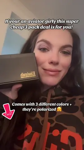 This 3 pack of aviators makes the perfect Christmas gift! #christmasgiftideas #blackfriday #tiktokshopblackfriday #flashsale #stockingstuffer 