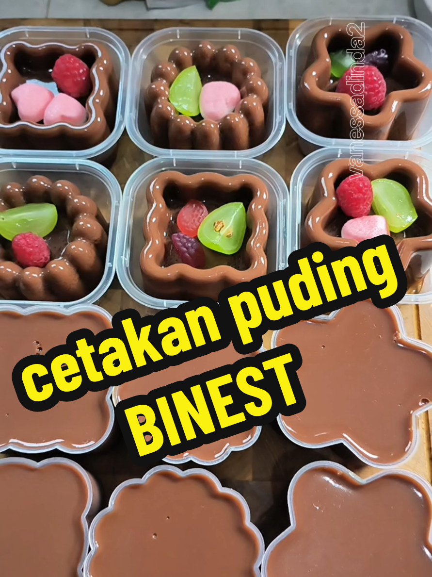 Membalas @permenyupii202  cocok buat jualan pake cetakan puding binest resep  1 saset agar2 7gr 1saset jelly powder 10 gr 10saset bubuk Milo/200gr air 1200 ml klo mix susu bisa  susu 1000ml air 200 ml atau sebaliknya  5-10sdm gula / sesuai selera  maizena 2sdm#cetakanpuding #cetakanpudingbinest #pudingbinest #cetakanpudingmini #vanessalemon 