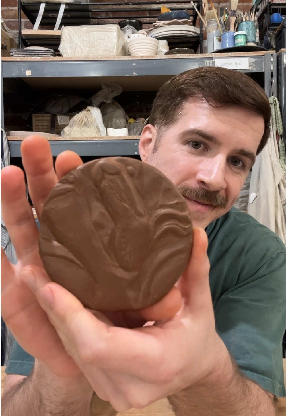 Making some fun new wall pieces to sell at my upcoming show! These were supposed to be something fun and simple but I just couldn’t help myself 😂 Save the date! Dec 14 in the Silverlake/Echo Park area of Los Angeles. Join my e-mail list if you want direct notification! I may also sell some pieces via e-mail in advance of the show 🫣 #pottery #ceramics #potterytiktok #makercommunity #carving 