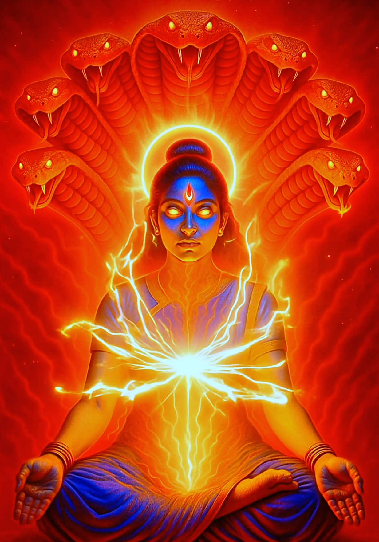 You are what you seek. 🍃 The Divine you pursue is the Divine already present and rising within you.  ✨ In the heart of Advaita, the seeker and the source are never separate… but the same, always. Kundalini awakening is simply the moment you remember. 🦋 What soul-memory did this awaken in you? Share in the comments. 🕉️ #Kundalini #Tantra #DivineFeminine #Shakti #SpiritualAwakening