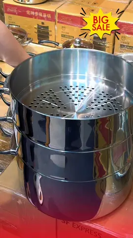 Nồi Hấp 20cm  tặng  kèm xửng hấp tiện lợi#noiinox #noihapinox #noihap 