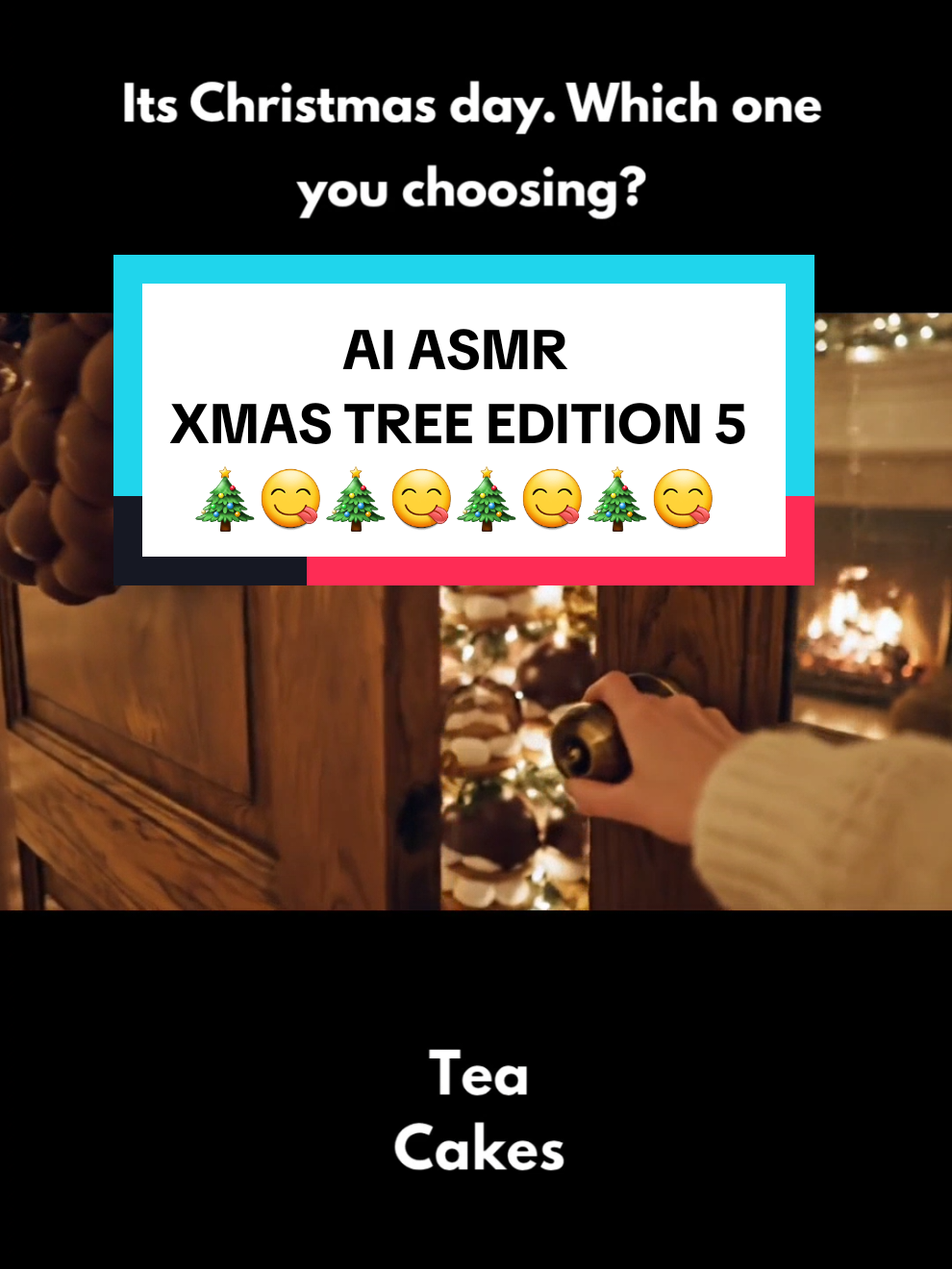 This makes me so hungry 🎄😋 #Christmas #christmastree #ChooseOne #oddlysatisfying #whichonewouldyoupick #aiasmr #creatorsearchinsights #sephoraalışverişim