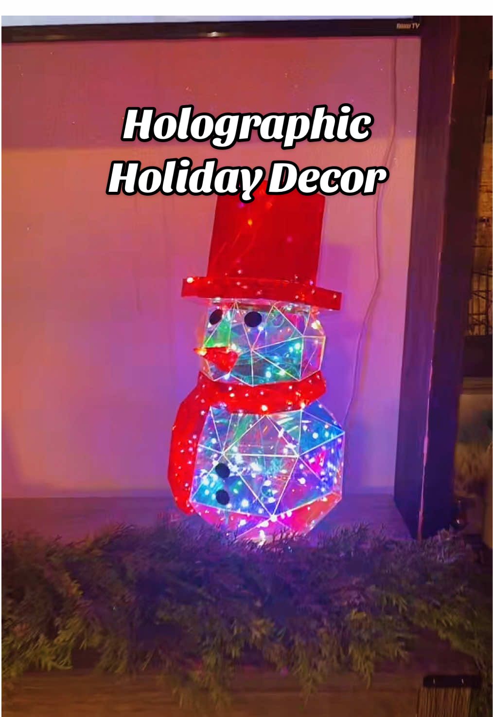 My favorite holiday decor is on SALE!!!! Hurry and snag these up they’re awesome! #snowman #kringleexpress #christmasdecor #holigraphicsnowman #qvcchristmas 