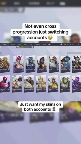 Marvel Rivals Cross progression a joke  #marvelrivals #marvelrivalscommunity #marvelrivalsclips #fyp #fypage 