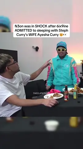 N3on was in SHOCK after 6ix9ine ADMITTED to sleeping with Steph Curry’s WIFE Ayesha Curry 🤯👀 #n3on #6ix9ine #stephcurry 