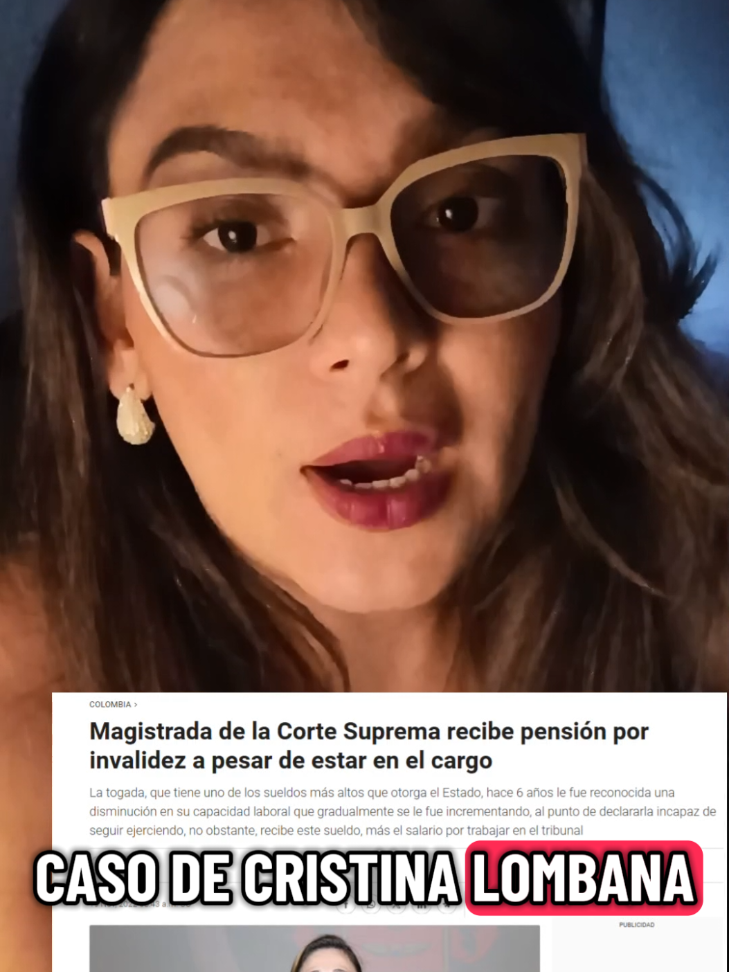 La magistrada lombana está cometiendo un delito? #magistrados #colombiano #pension #ilegal #politicaltiktok 