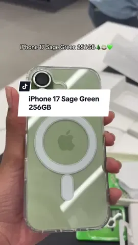 Matcha Phone💚🍵 #iphone17 #sagegreen #iphone17sage #istudiocentralkrabi #iphone 