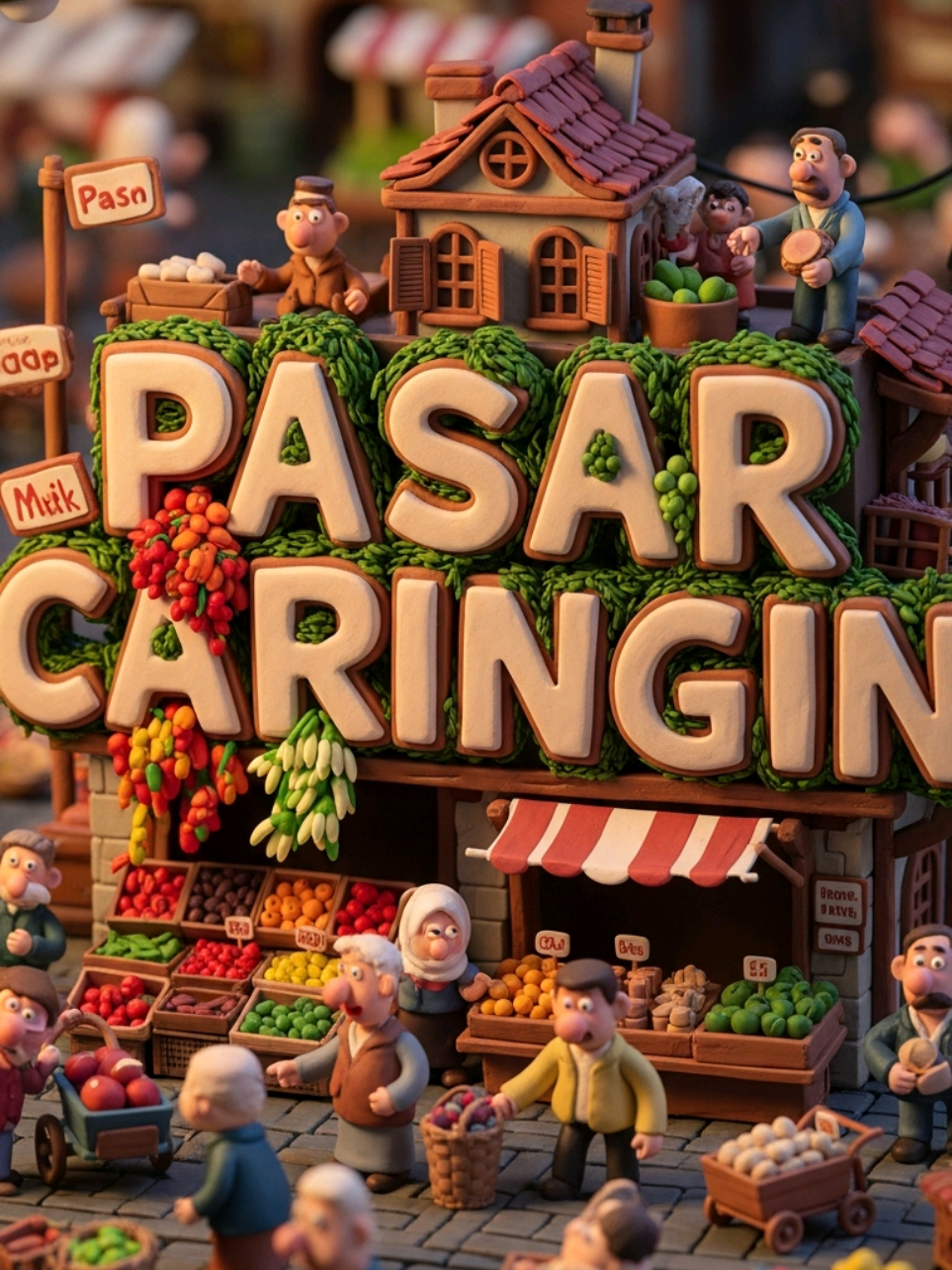 Gimana banyaknya sam0ah yang setiap hari ada di pasar😱🤏 #pasarcaringin #bandung #claymation #faktaunik #fypindonesia 