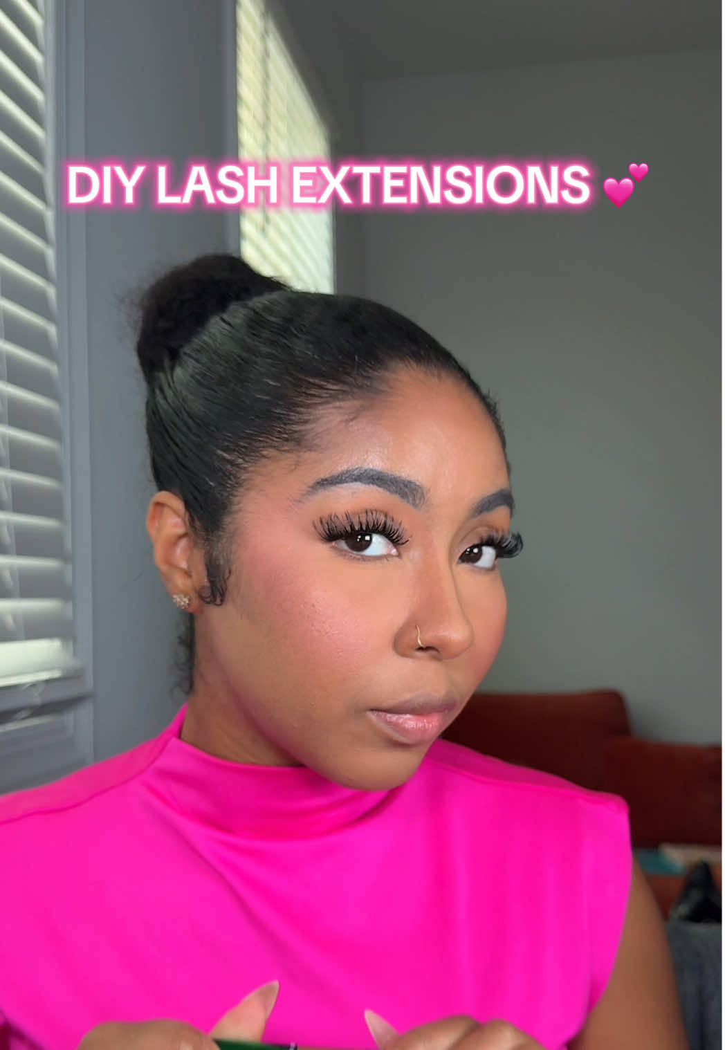 lash clusters >>> so easy & convient #lashes #lashextensions #diylashextensions 
