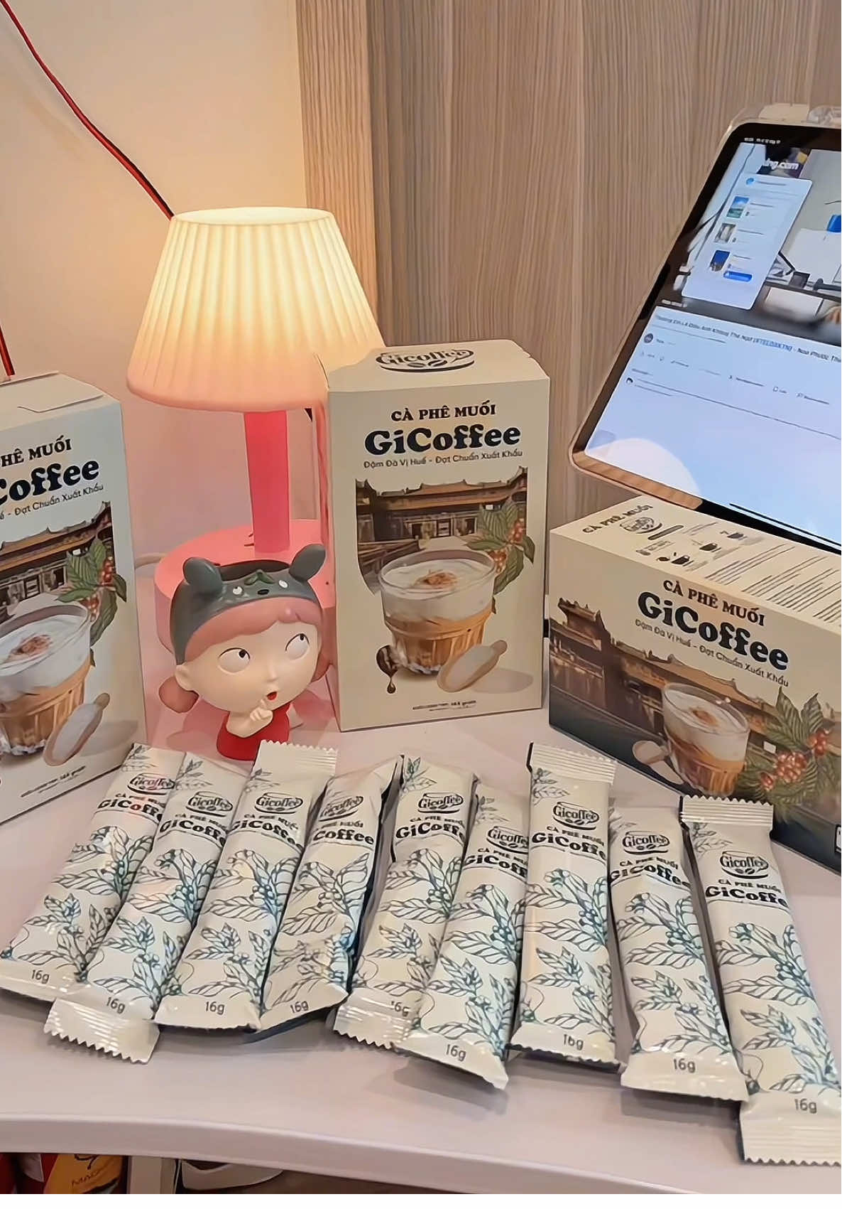 Cà phê muối hoà tan Gicoffee - Đậm gu Việt, chuẩn vị Huế #caphemuoi #caphemuoihoatan #gicoffee #caphehoatan #taphoatrangtron 