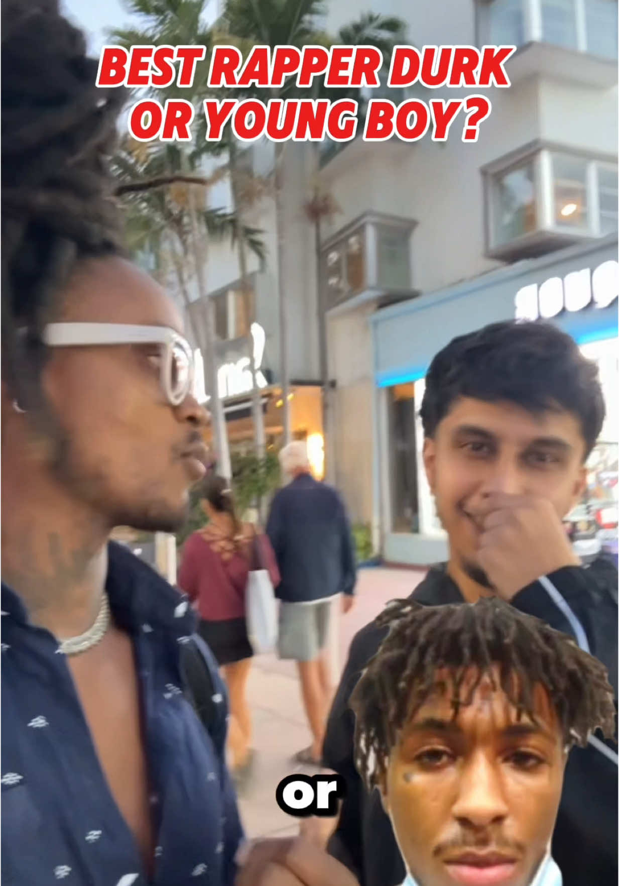 Best rapper, NBA YoungBoy or Lil Durk? Most dangerous 🔫? #streetsmarts #miami #traylittle #education #DidYouKnow #publicinterview #streetsmarts #lildurk #nbayoungboy