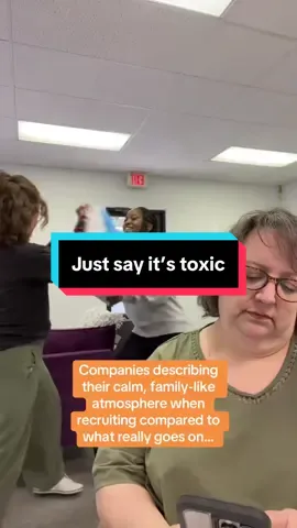 “We’re like a family”….. Oh so your work environment is super toxic. Got it. 👍 #funnyvideo #officehumor #team #coworkers #coworkersbelike 