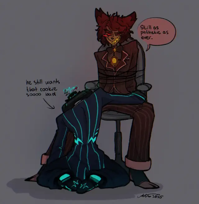 my contribution to the radiosilence fandom #hazbinhotel #radiosilence #radiostatic #fyp  meant to be obviously one sided but im leaving it up to interpretation