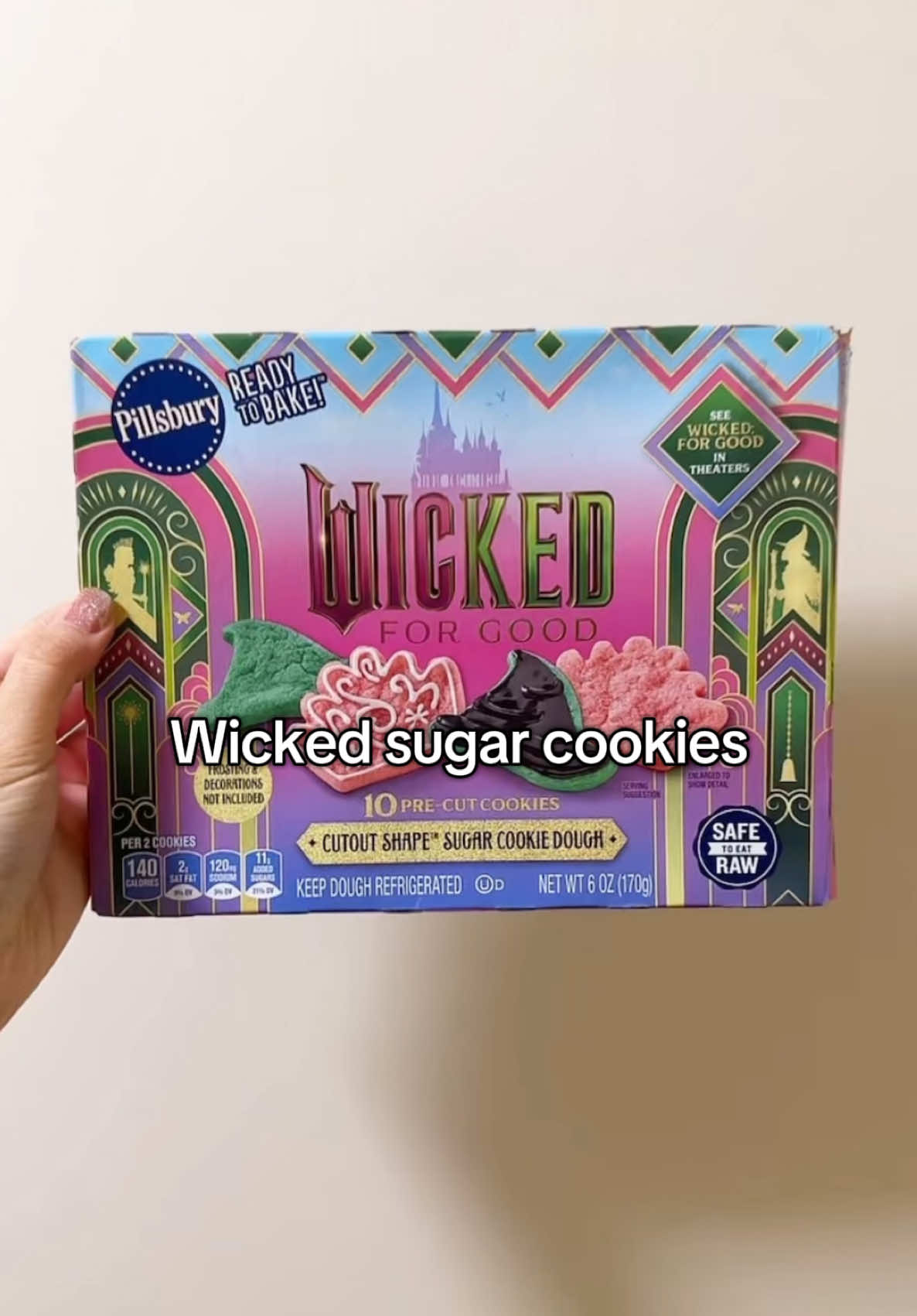 @Pillsbury these are good 😋  #wicked #wickedmovie #glinda #wickedcookies #cookies 