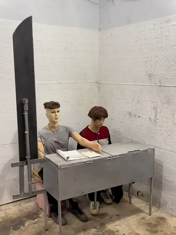 Bàn chống ngủ gật bình độc lạ