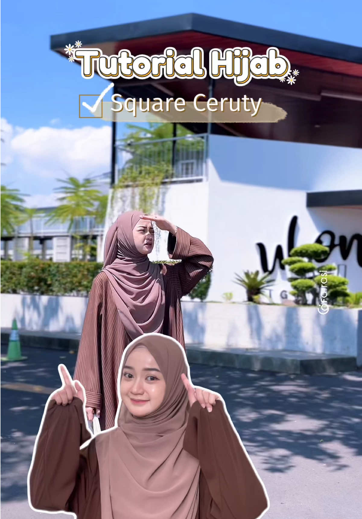 Nih yaa lunas Safa🫶🏻 Mifa udah kasih tutornya 😍 Yuu segera coba, jangan lupa save dan share videonya 🥰 #farrasi #abaya #tutorial #hijab #hijabsquare 