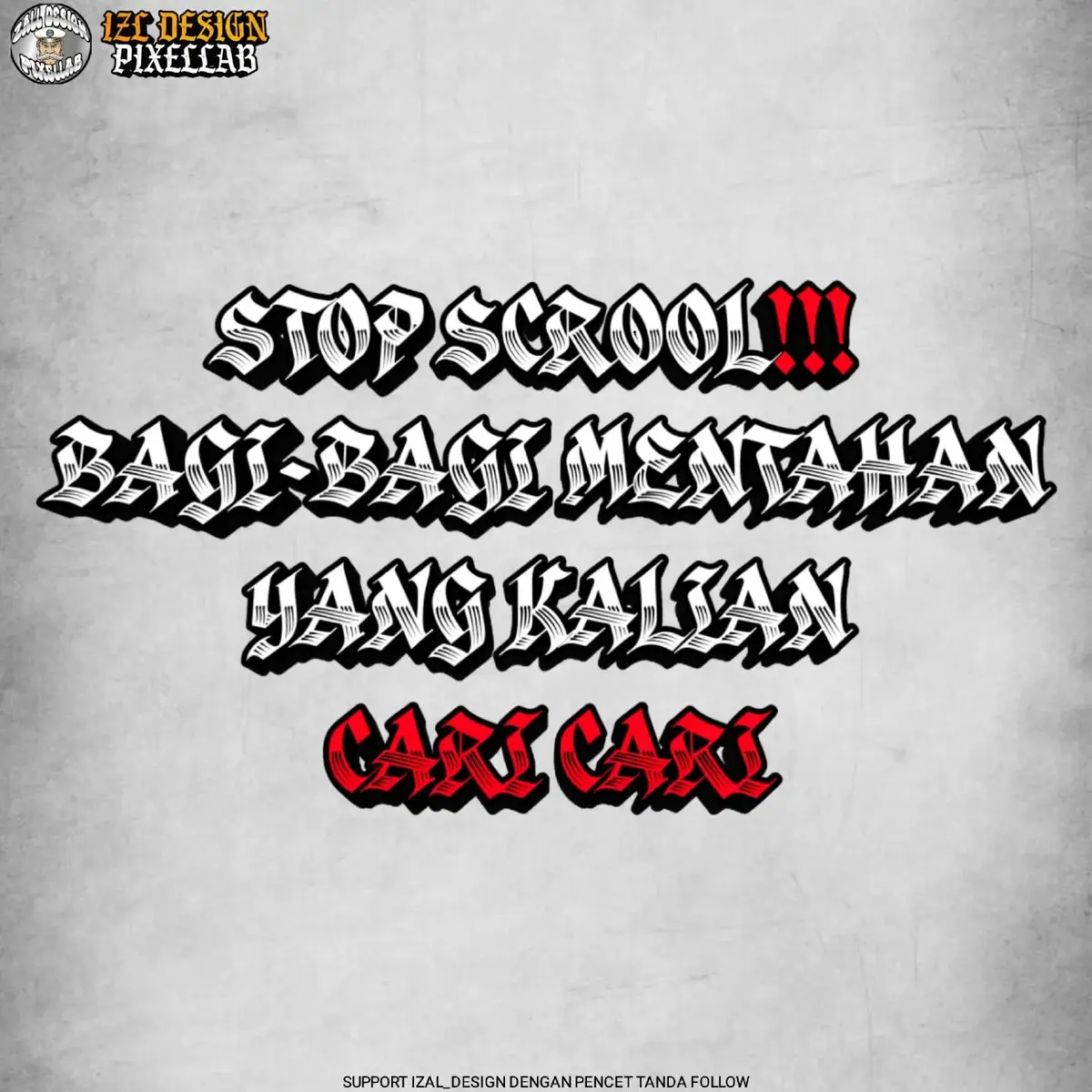 ORDER KE WA - - - - - - #mentahandesign #fyp #masukberanda #designmurah #PIXELLAB 