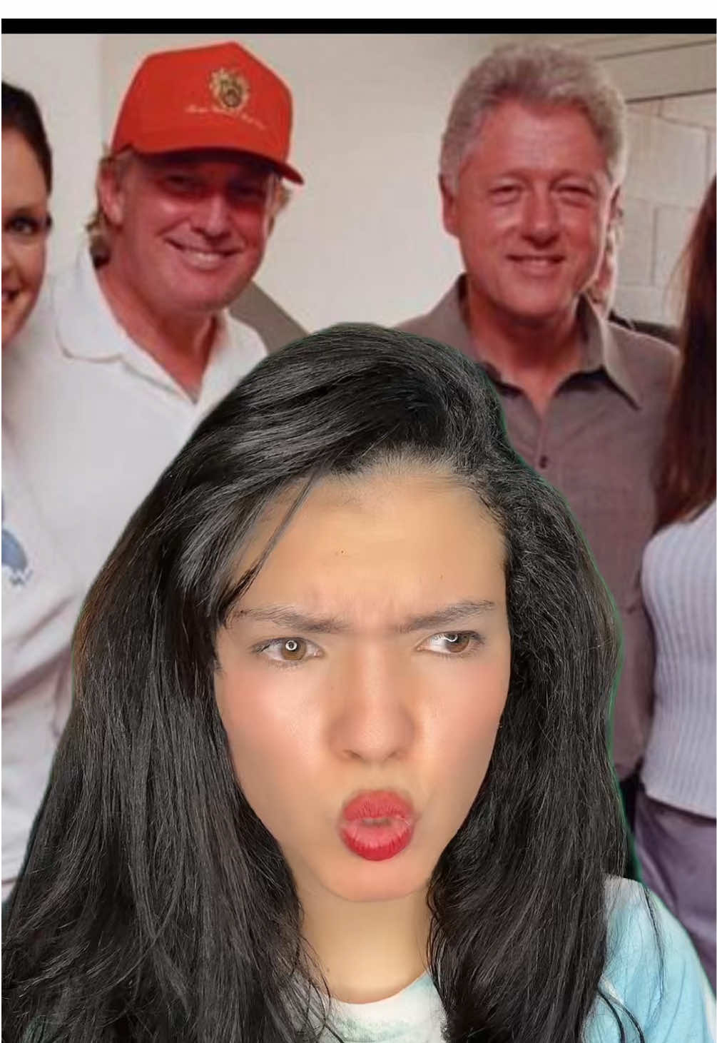 ta aí um casal que eu não esperava #trump #billclinton 