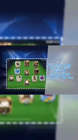 Sơ đồ chiến thuật 4-3-3 giữ nhịp chế độ giả lập Fc Mobile Việt Nam  #FCMobileVN #KyNguyenSangTaoFCM #NhaSangTaoFCM #NangTamKyNangFCM 