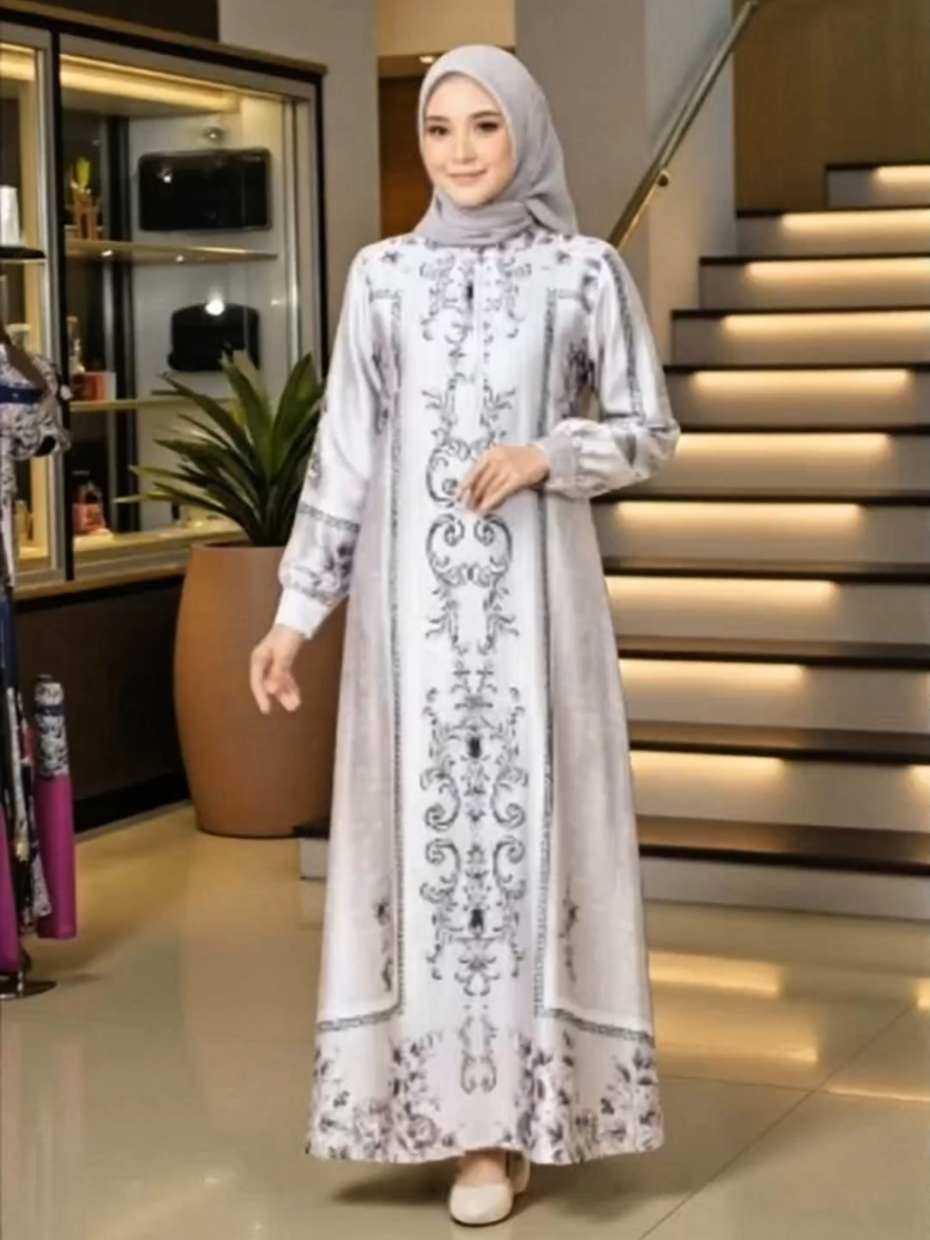 BV Gamis Tifia Dress Silk Premium Gamis Wanita Simple Mewah Elegant Lebaran 2026 - Dress Wanita #trending #trendingvideo #gamis #nyamandipakai #klikkeranjangkuning 