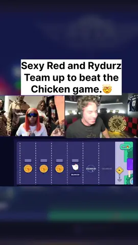 Sexy Red,Rydurz Team Up And Beat The Chicken Game #goviral #twitch #blowthisuptiktok #sama28 