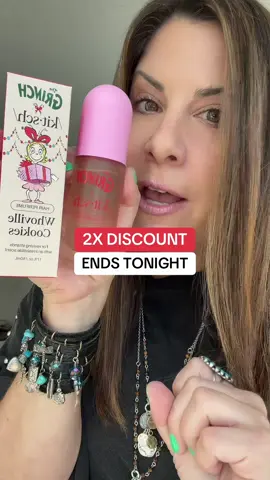 The Grinch x Kitsch Whoville Cookies Hair Perfume #tiktokshopcreatorpicks #tiktokshopblackfriday #tiktokshopcybermonday #ttsbeautybesties #holidayhaul   *Final Price / Shipping / Coupons / Discounts may differ based on your TikTok account, available coupons, and current promotions. Always refer to product listing for up-to-date offers. 