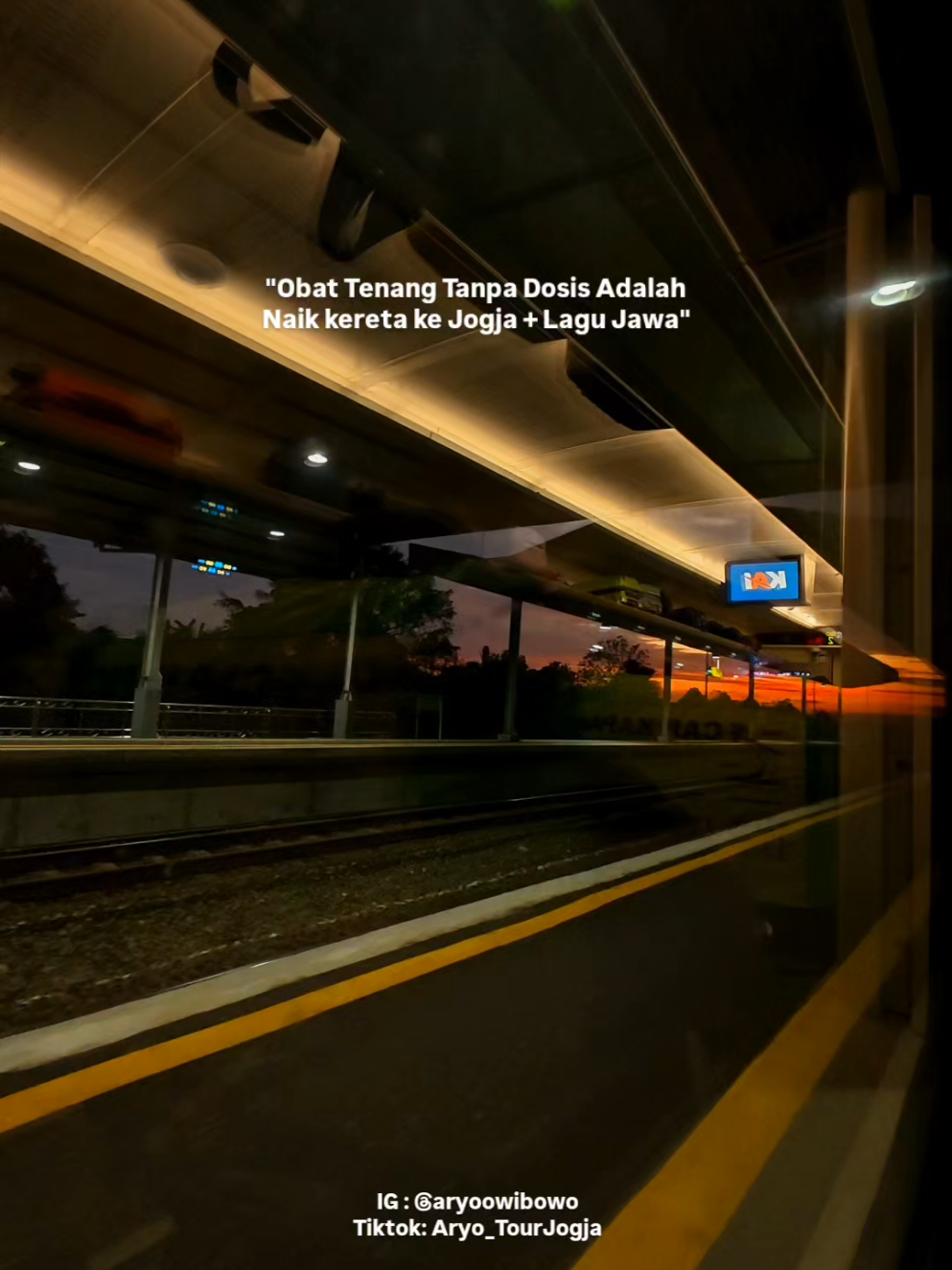 OTW JOGJA #jogja #jogja24jam #jogjaistimewa #jogjakarta #jogjaviral #yogyakarta #yogyakartaistimewa #fypage #fyppp #fypシ゚ #trendingsong #trendingnow #trendingreels #kalimantan #sumatera #jawa #balikpapan #visitjogja #wisatajogja #pariwisata #keretaapi #keretaapiindonesia #lagujawa #solotraveling 