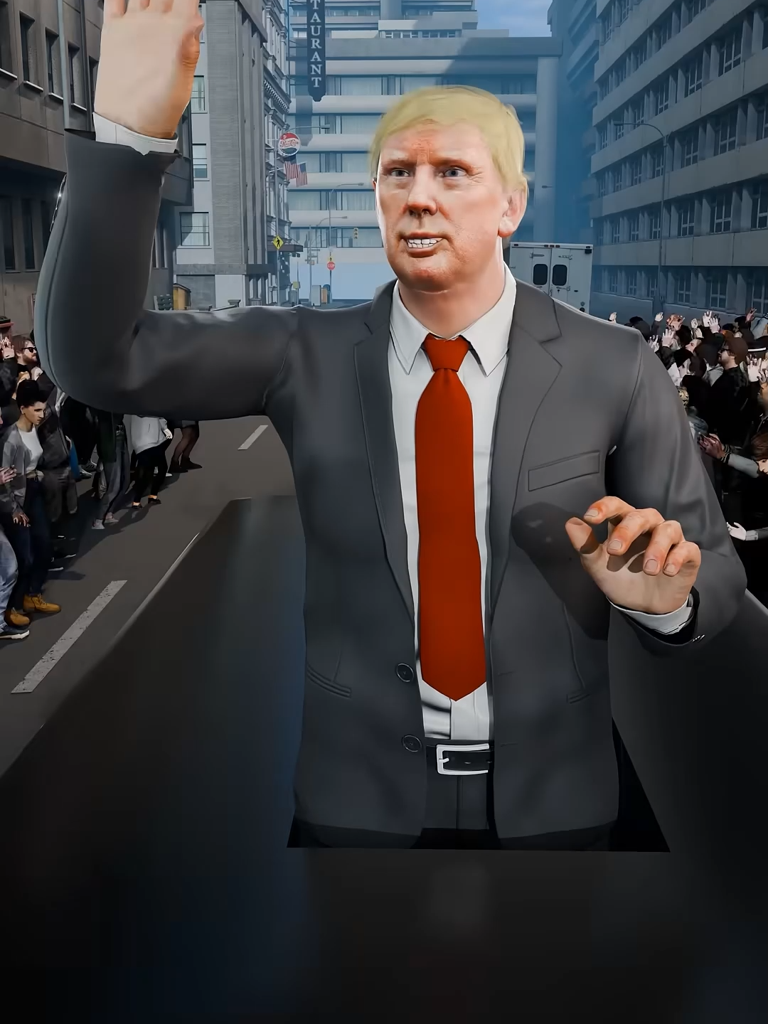 Fake Security Guard Hand