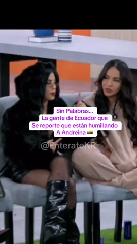 Contexto: Karina quiso salir en la escena musical de Andreina para que se hiciera viral porque ella todo lo hace viral; más no quiso que Andreina saliera en la escena de ella. Ustedes que opinan? #lamansiondeluinny #andreinabravo #karinagarciaoficiall #ecuador 