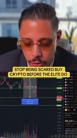 STOP BEING SCARED BUY CRYPTO BEFORE THE ELITE DO