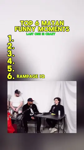 Top 6 Matan Funny Moments #matan #rampagejackson #funny #funnymoments #podcast 